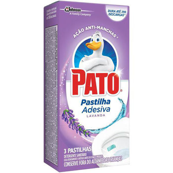 PASTILHA SANIT PATO ADESIVA LAVANDA C/3UND