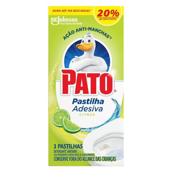 PASTILHA SANIT PATO CITRUS ADESIVA  1UN