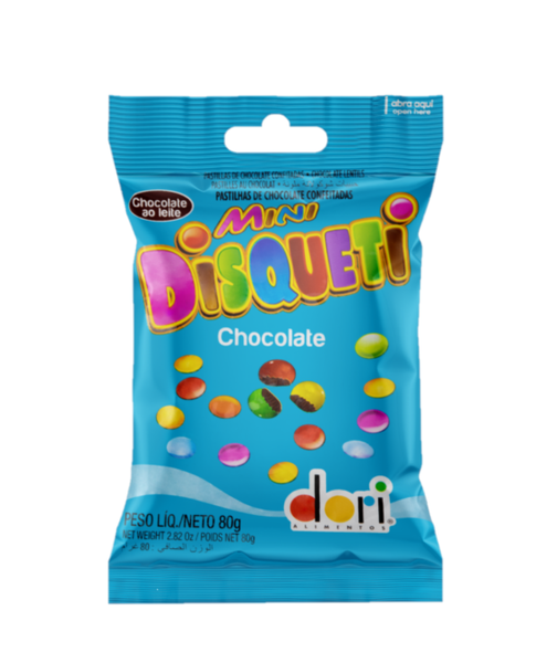 PASTILHAS MINI DISQUETI DORI MINI 80G