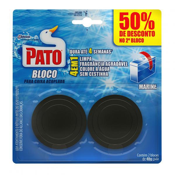 Desodorizador Pato Bloco para Caixa Acoplada Marine 2 unidades 40g