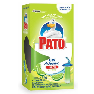 PATO GEL ADESIVO CITRUS REFIL C/6DIS