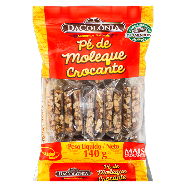 PE DE MOLEQUE DACOLONIA 140G CROCANTE