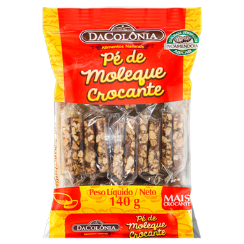 PE DE MOLEQUE DACOLONIA 140G CROCANTE