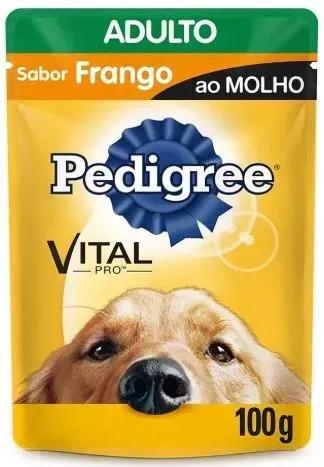 PEDIGREE ADULTO FRANGO AO MOLHO SACHET 100G
