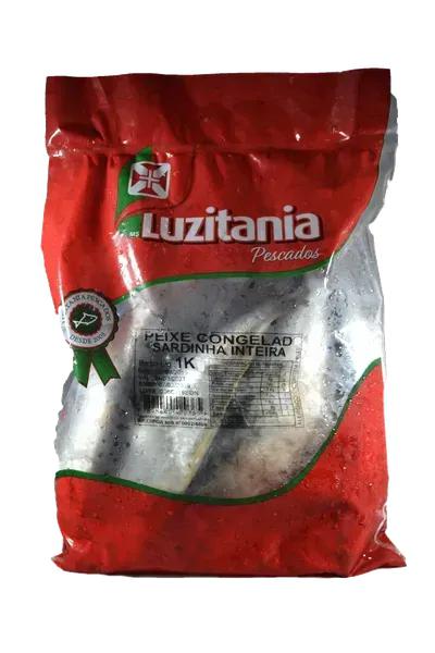 PEIXE SARDINHA CONGELADA LUZITANIA 1KG