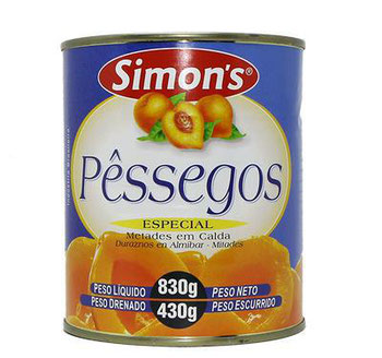 PESSEGO CALDA SIMONS 430G ESPECIAL