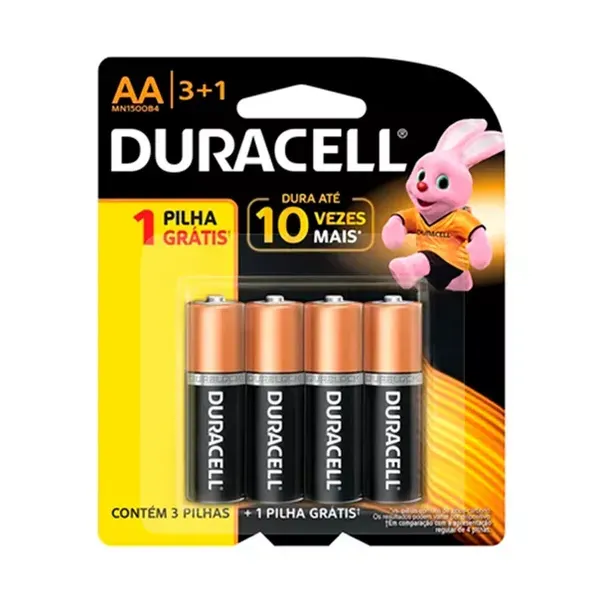 PILHA DURACELL ALC  AA L4P3