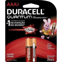 PILHA DURACELL QUANTUM AAA C/2