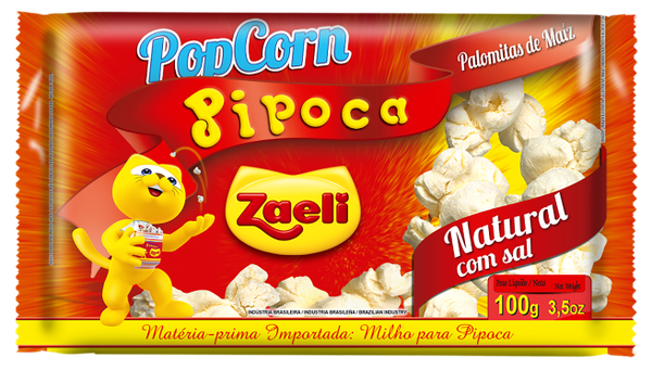 Pipoca Micro Zaeli Manteiga Com Sal 100gr