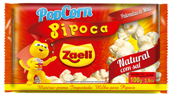 Pipoca Micro Zaeli Manteiga Com Sal 100gr
