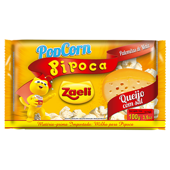PIPOCA DE MICROONDAS ZAELI QUEIJO 100G