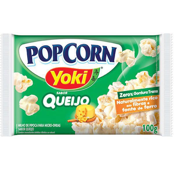 PIPOCA MICROONDAS YOKI QUEIJO 100G