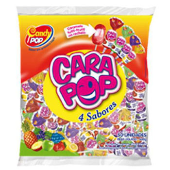 PIRULITO CARA POP SORTIDOS 600G