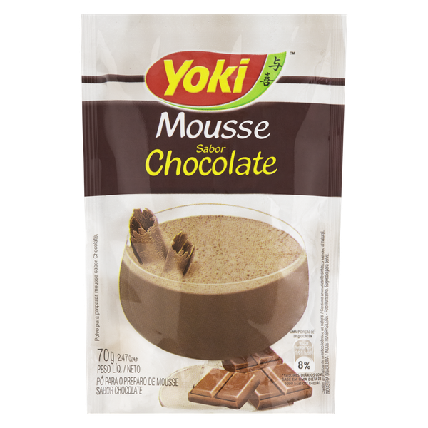 PO P MOUSSE YOKI CHOCOLATE 70G