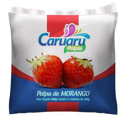 POLPA CARUARU MORANGO 400G