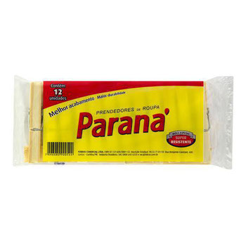 PRENDEDOR ROUPA PARANA MADEIRA 12UND