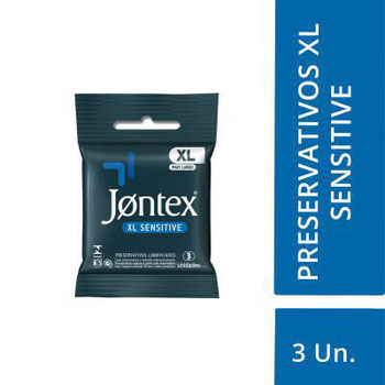 PRESERVATIVO JONTEX XL SENSITIVE C/3 UND