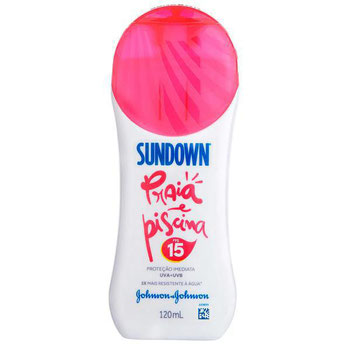 Protetor Solar Loção Fps 15 Sundown 120ml