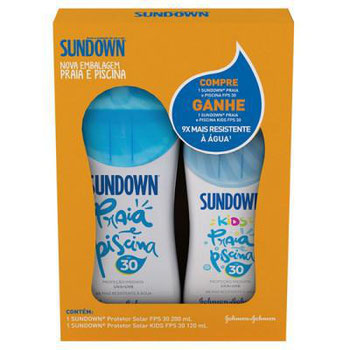 PROTETOR SOLAR SUNDOWN PACK KIDS F30 