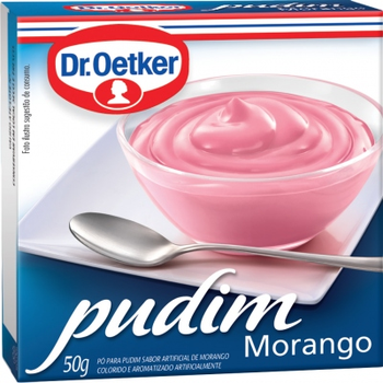 PUDIM DR OETKER MORANGO 50G