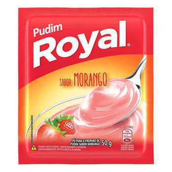 PUDIM ROYAL MORANGO 50G