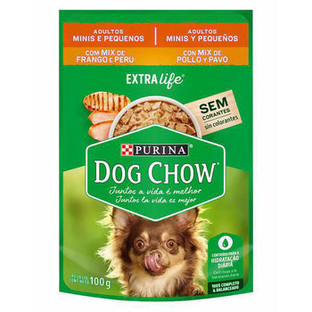 RACAO DOH CHOW MIX FRANGO E PERU 100G