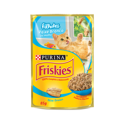 Friskies Peixe Branco  Ao Molho 85gr