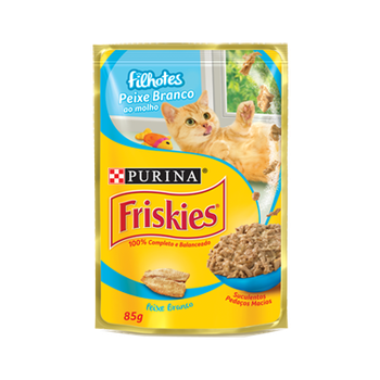 Friskies Peixe Branco  Ao Molho 85gr