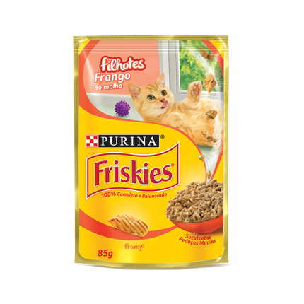 Ração Úmida Friskies Frango Ao Molho Filhotes 85gr