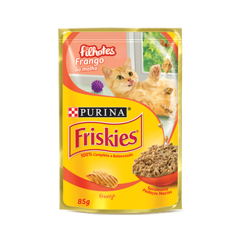 Ração Úmida Friskies Frango Ao Molho Filhotes 85gr