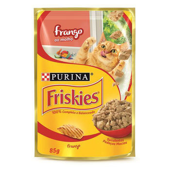 Ração Úmida Friskies Frango Ao Molho 85gr