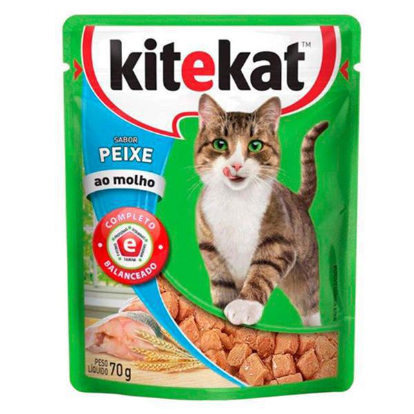 RACAO KITEKAT PEIXE AO MOLHO SCH 70G