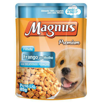 RACAO MAGNUS SACHE FRANGO AO MOLHO 85G