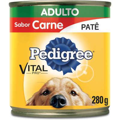 RACAO PEDIGREE ADULTO CARNE LATA 280G