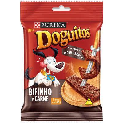 RACAO PURINA DOGUITOS BIFINHO DE CARNE 65G