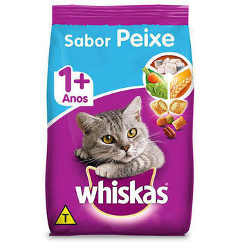 Ração Whiskas Sabor Peixe Adultos 500gr