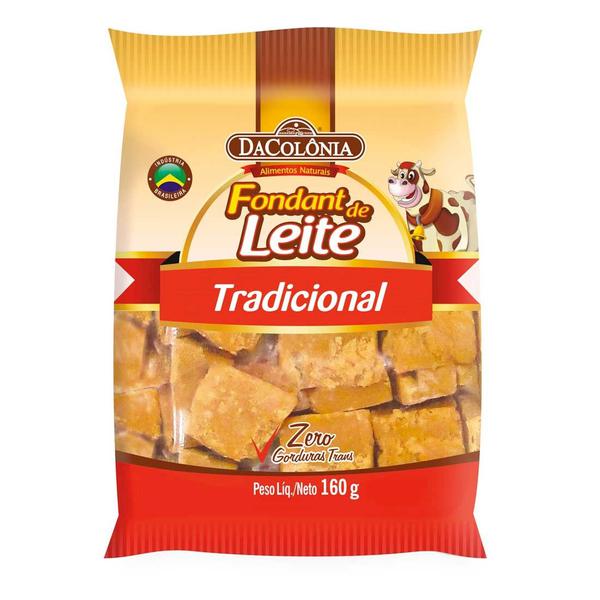 RAPADURINHA DE LEITE FONDANT DACOLONIA 24X160G