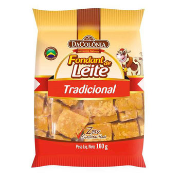 RAPADURINHA DE LEITE FONDANT DACOLONIA 24X160G