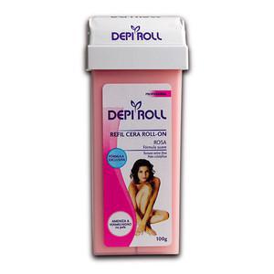REFIL CERA DEPI ROLL ROSA 100G