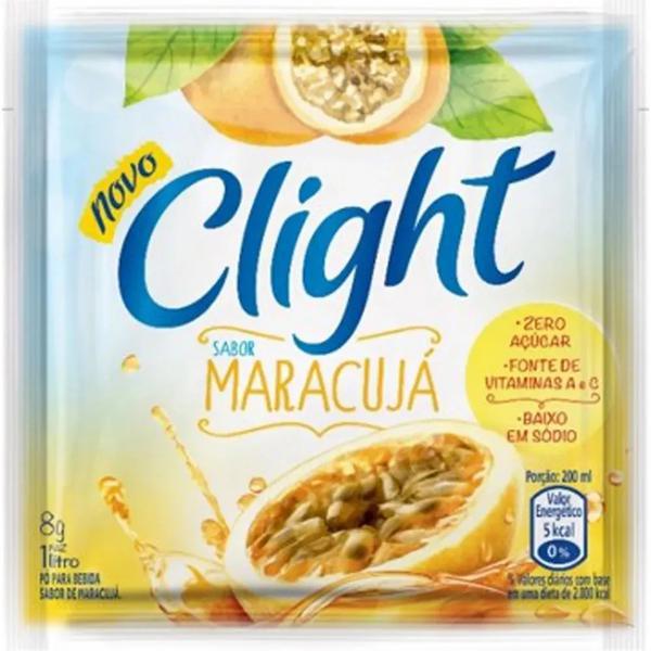 Refresco em Pó Clight Maracujá 8gr