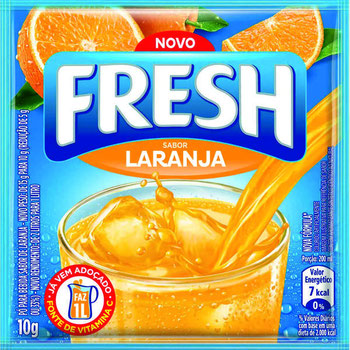 REFRESCO FRESH LARANJA 10G