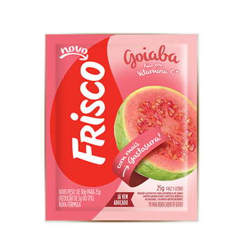 Refresco Em Pó Goiaba Frisco 25gr
