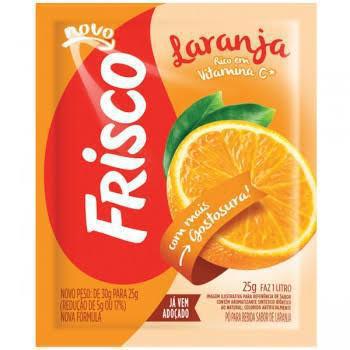 REFRESCO FRISCO LARANJA 25G