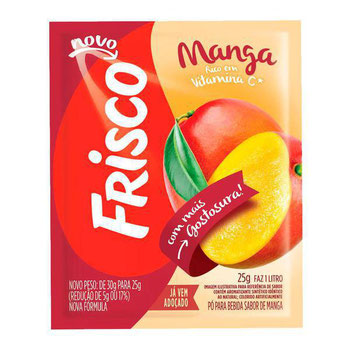 Refresco Em Pó Frisco Manga 25gr