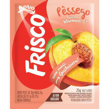REFRESCO FRISCO PESSEGO 25G