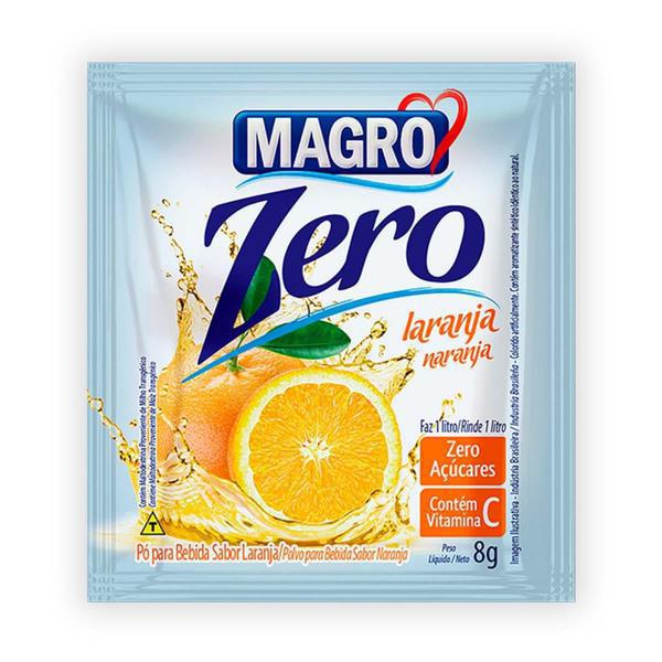 REFRESCO MAGRO ZERO LARANJA 8G