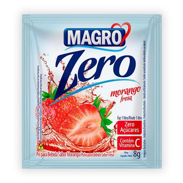 Refresco Pó Magro Diet 8gr Morango