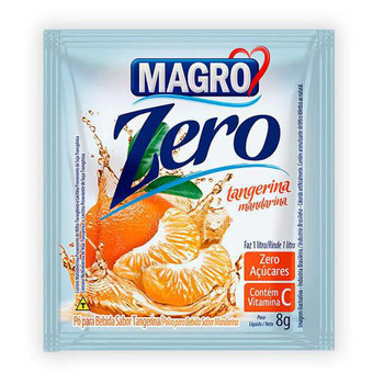 REFRESCO MAGRO ZERO TANGERINA 8G