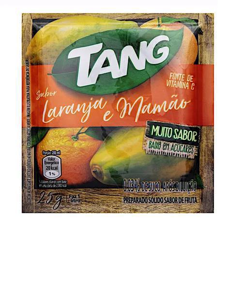 Refresco Em Pó Tang Laranja Com Mamão 25g - Refresco Em Pó Tang Laranja Mamão 25gr