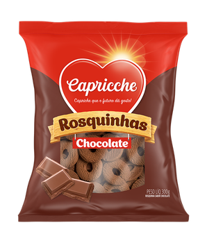 ROSQUINHA CHOCOLATE CAPRICCHE 300G